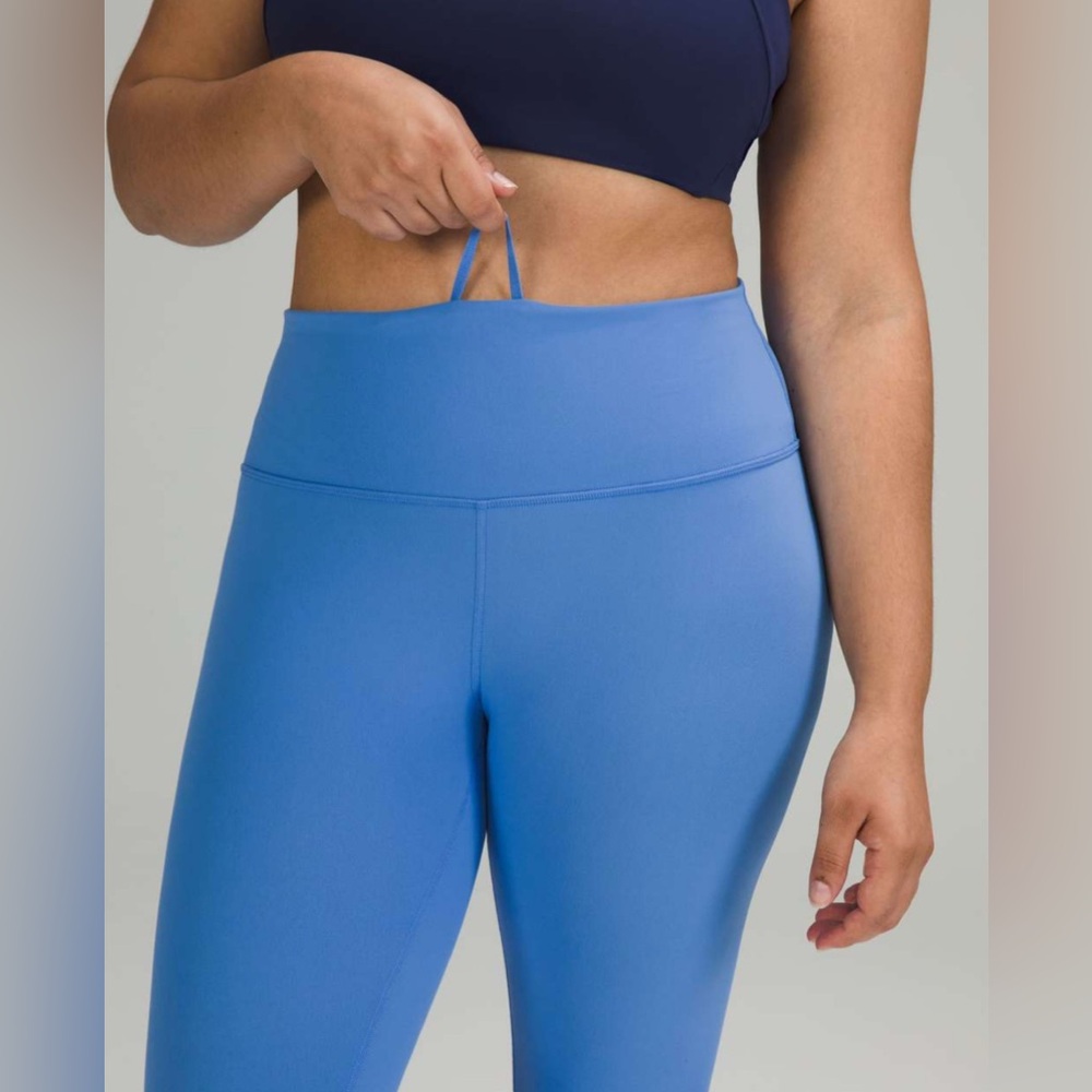 NWOT Lululemon Wunder Train High-Rise Tight 25" Blue Nile - Picture 2 of 11